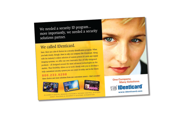 IDenticard Print Ad